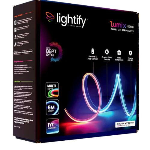 The Lightify™ Lumix RGBIC – 5M Length